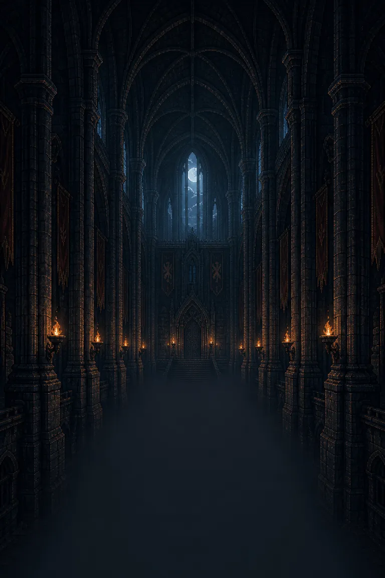 Hollow Keep environment in HUNTORIZON